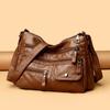 PU Mehrfachfach Umhängetasche Mehrfachtaschen Damen Crossbody-Tasche Muttertasche
