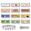 Photo Italian Modular Bracelet Band Link Connector Stainless Steel Texture Jewelry Accessories Suitable for Enthusiasts