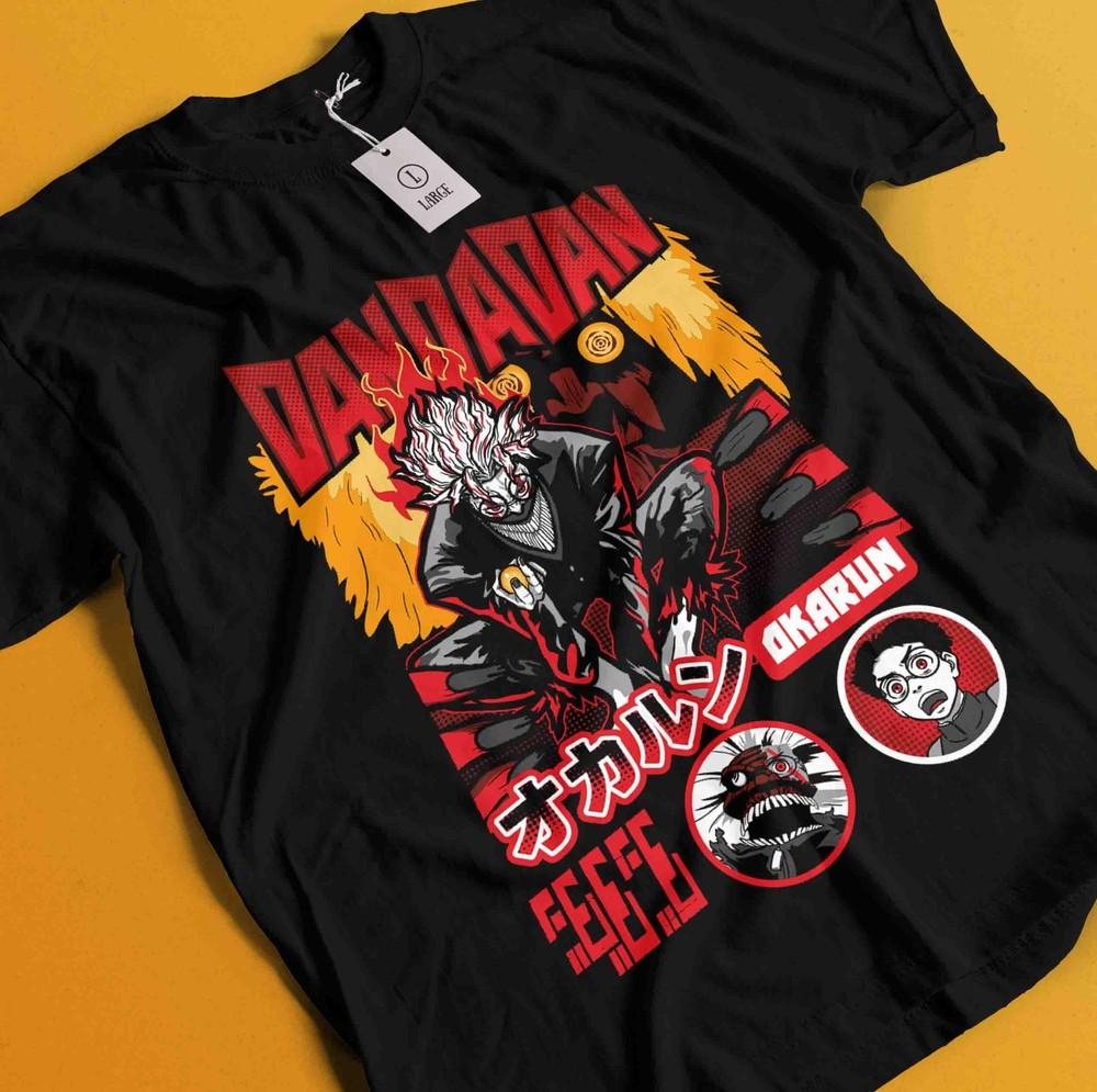 

Футболка Dan Da Dan Футболка Окарун Футболка Момо Аясэ Футболка Кен Футболка Турбо Джин Айра Сэйко L