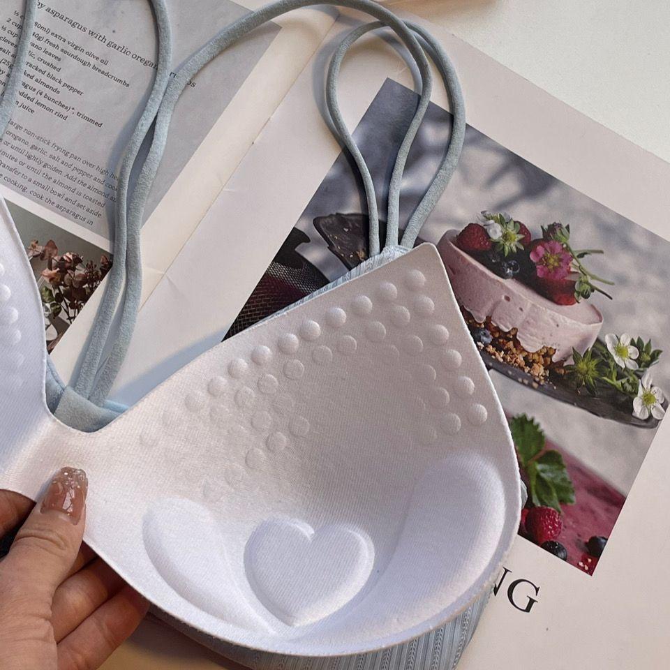 Breathable Summer Students For Underwear Soft Camisole For Women Wirefree Japanese Style Backless Bra