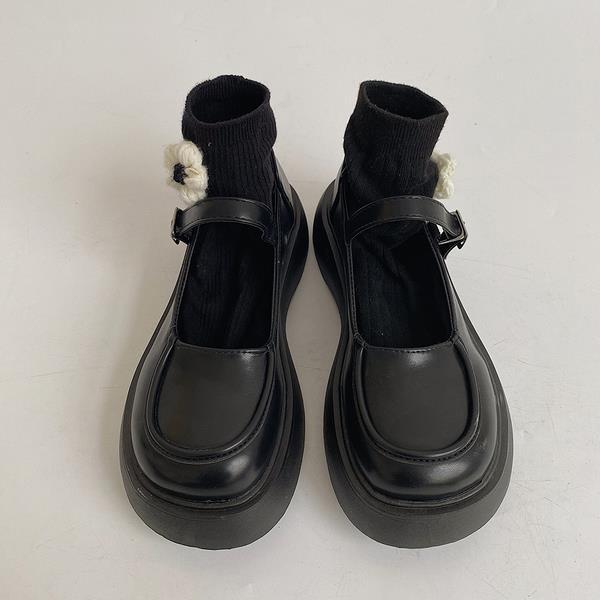 

Туфли женские на каблуках летние кроссовки на платформе женские туфли на толстой подошве розы ретро Мэри Джейн Рим ткань ПУ резина базовый средний 37