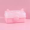 Multi-Layer Hairpin Storage Box Cute Girls Jewelry Box Children'S Hair Accessories Storage Box Portable Toy Storage Box