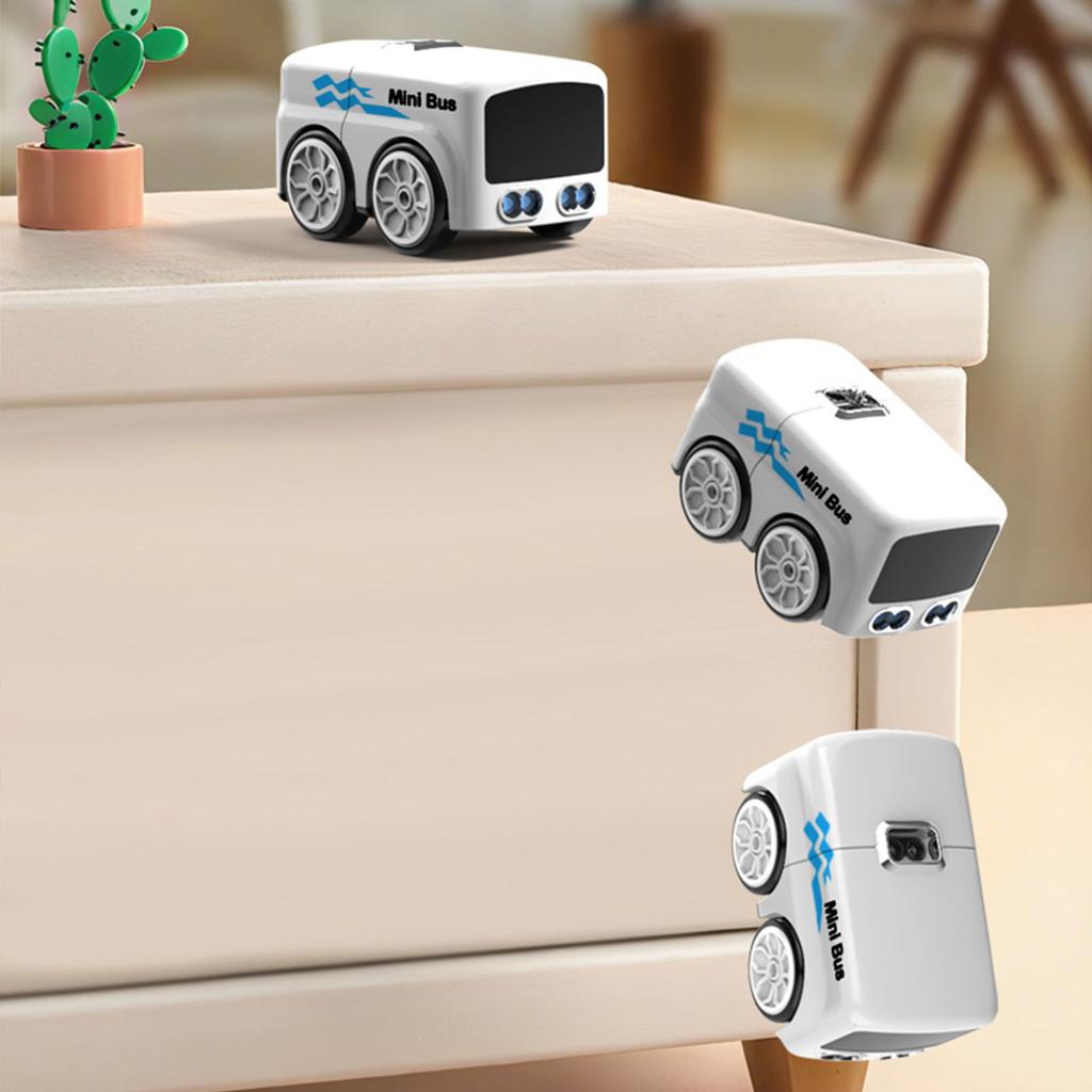 Control Gesture Sensing Mini Bus RC Car Auto-Follow Line Tracking Obstacle Avoidance Toy with Soccer for Boys Toy Birthday Gifts