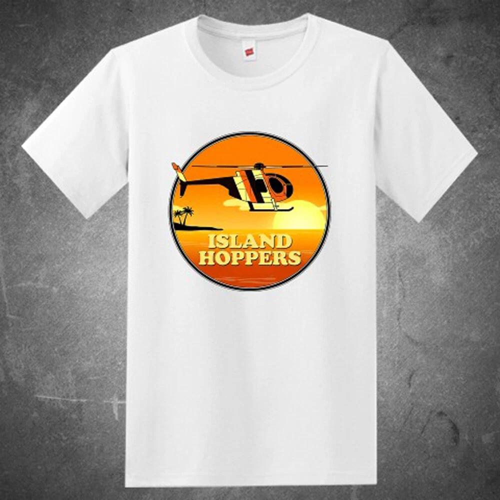 

Island Hoppers Magnum PI 80 s TV Show Men s White Size S to 5XL L