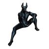 3D-gedruckte Anubis-Statue, Ägyptische Mythologie Sammlerstück Heimdekoration, Hochdetaillierte Schakalgott-Skulptur mit geschnitzter Muskulatur für Büro Gaming
