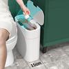 Smart Trash Can Household Bedroom Smart Sensor Touchless Trash Can with Lid Bathroom Deodorant IPX 5 Waterproof Bedroom Living Room Cracked Trash Can