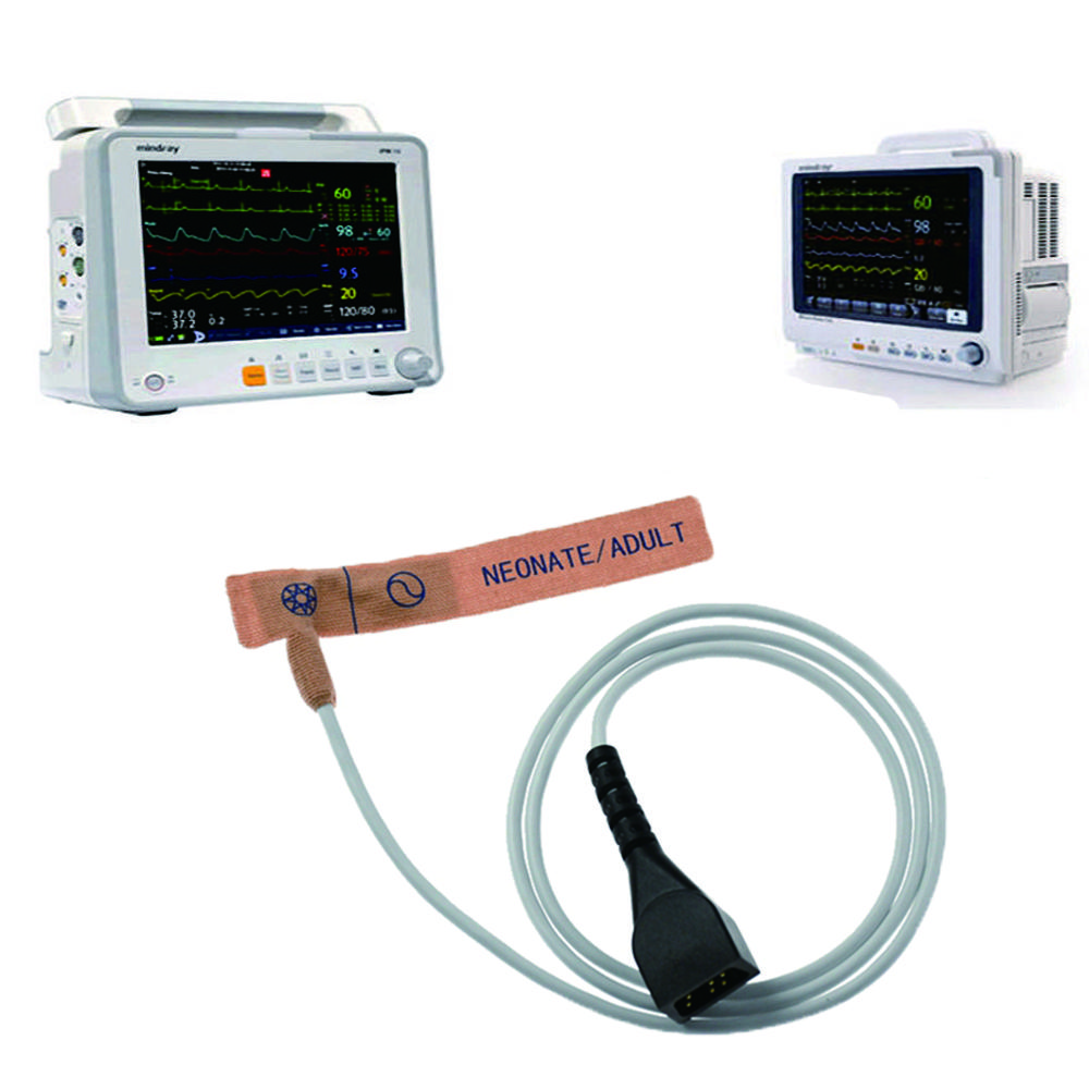 Compatible for NINON 7 Pin Patient Monitors, Disposable SPO2 Probe Sensor, SPO2 Finger Sensor,  Blood Oxygen Saturation Data Monitoring