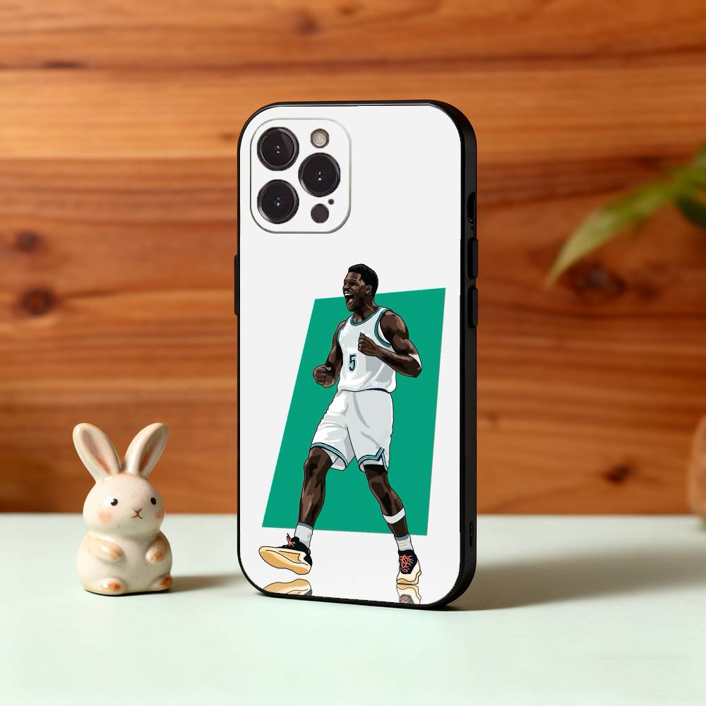 A-Anthony E-Edwards Phone Case For iPhone17,16,15,14,13,12,Plus,Pro Max, 5G Others Soft Black Cover