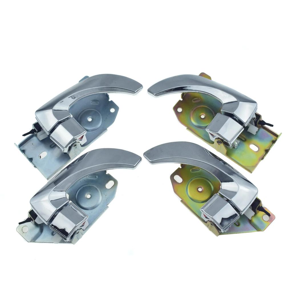 1/2/4 Pcs Interior Car Door Handle Front Rear Left or Right Chrome For Kia Sorento 3.5L 2003 2004 2005 2006 2007 2008 2009