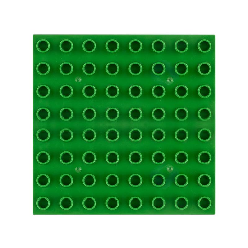 

8x8 Dots Building Blocks BasePlates for Big Size Bricks Plate Assembly Brick Base Plate Compatible with Duplo Bricks
