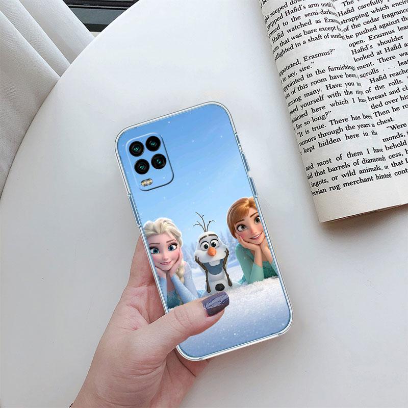 Frozen Olaf Elsa Anna Transparent Phone Case for Motorola Moto G40 G04 G05 One Ace Action Fusion + Plus Hyper Macro Vision Zoom