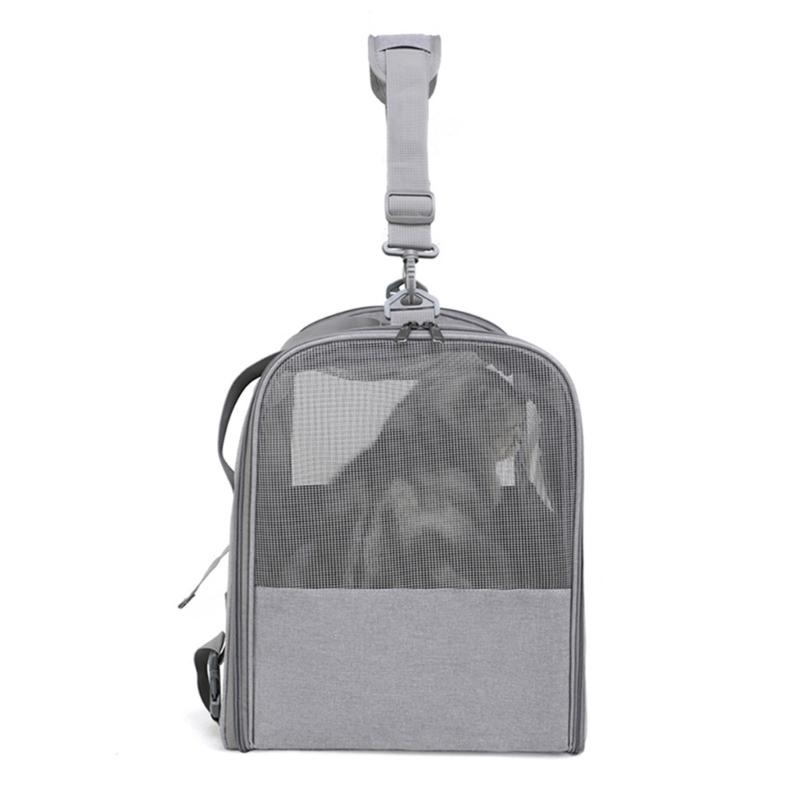 Small Pet Carriers Bag with Ventilated Mesh Window Side Storage Pocket for Commuting and Short Trip Easy to Carry