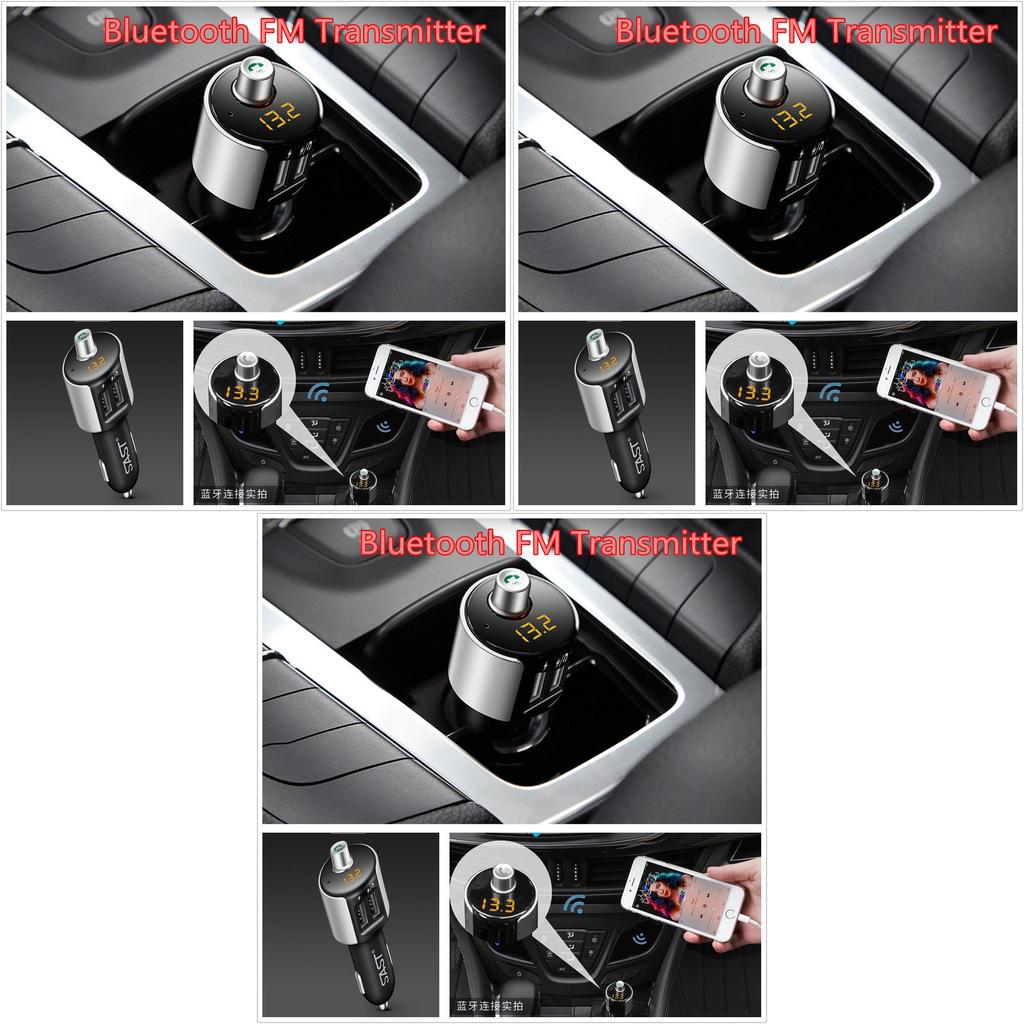 Premium Quality Handsfree Wireless Bluetooth Fm Transmitter Car Kit With Usb Charger