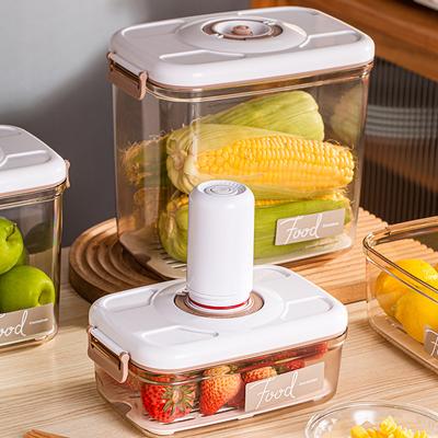 Vakumlu Yiyecek Saklama Kutusu Tazelik Koruyucu Kutu Mühürlü Saklama Kabı Büyük Kapasiteli Yiyecek Dispenseri Mutfak Saklama Kutusu