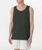 Scoop Neck Sleeveless Top [Khaki]