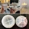 1set Flower Shaped Silicone Mold for Jewelry Storage and Plaster Crafting