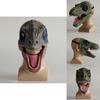 Jurassic World Dinosaur Latex Mask Headgear Tyrannosaurus Rex Halloween Cosplay Prop