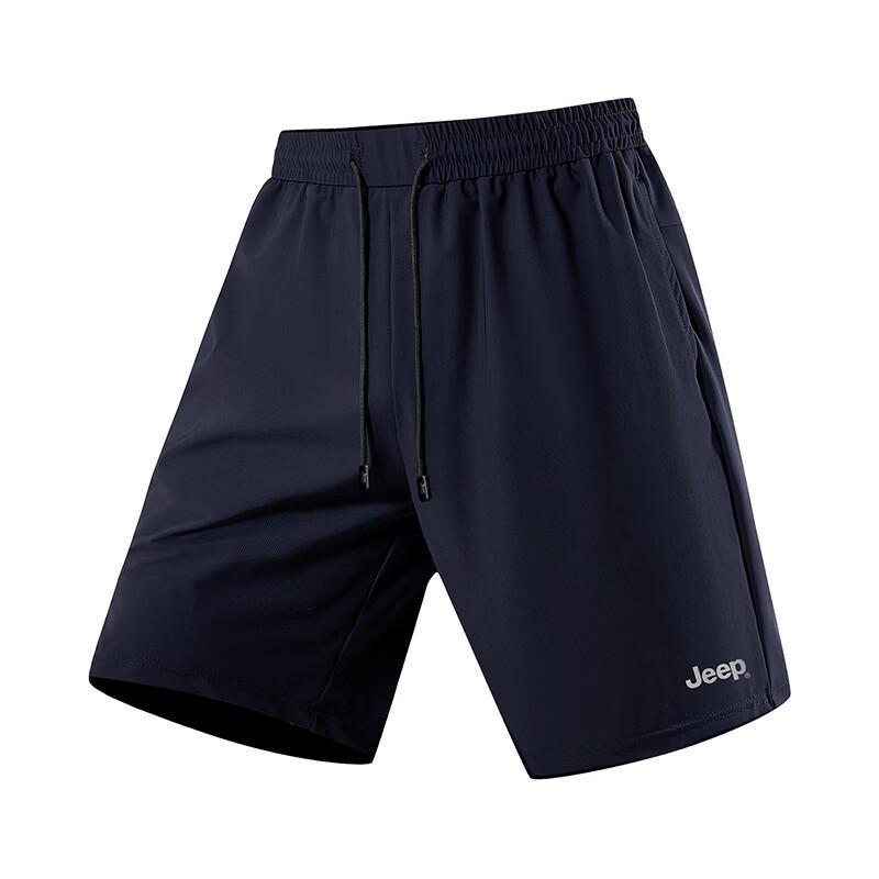 JEEP Men s Lightweight Athletic Casual Shorts P85DMKP128 L темно-синий