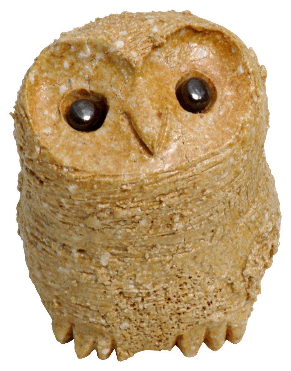 

Shigaraki ware Hechimon clay owl (small) 4-0176