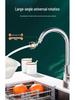 Splash-Proof Copper Kitchen Faucet Extension Nozzle with Pressurized Shower Head Aerator