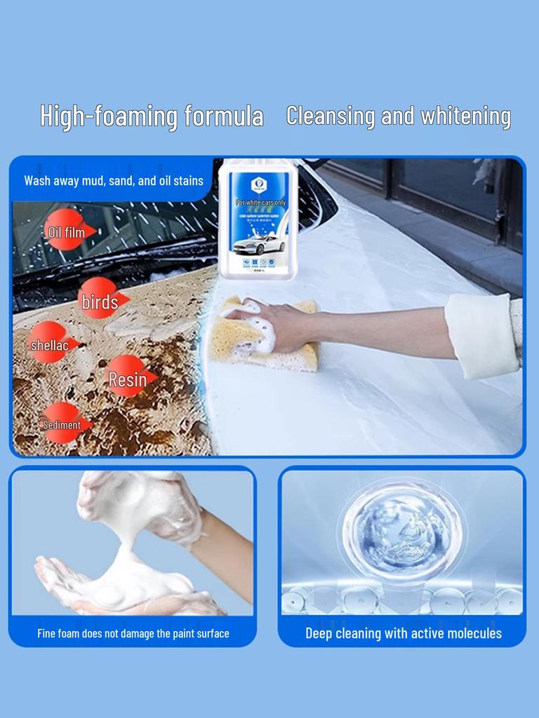 High-Foam Car Wash Liquid and Stain Remover Spray