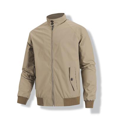 Solid Color Spring and Autumn Men's Tooling Jacket Jacket Casual Short Stand-up Collar American Style
