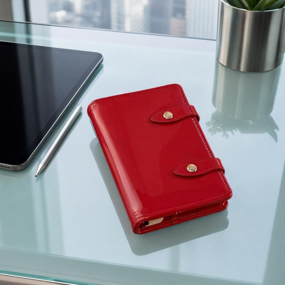 Leather Cover Pocket Planner Spiral Bound A7 Notebook Retro Mini Notepad School Supplies