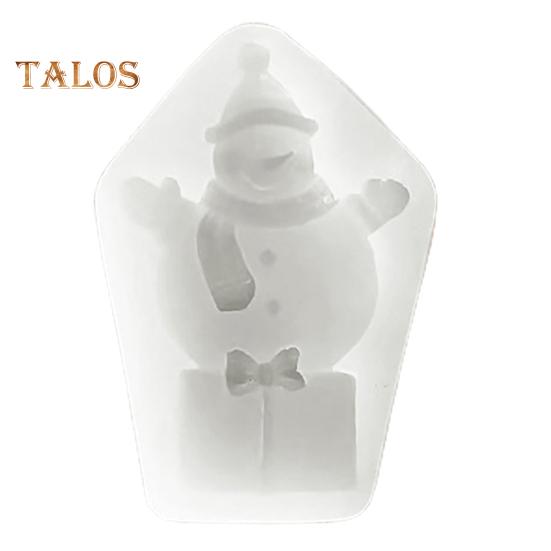 Baking Mold Easy Clean DIY Silica Gel Durable Xmas Cake Cupcake Decoration Mold for Kitchen