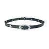 2024 Womens Trendy Summer Belt Featuring Stars In Versatile Black Color Options
