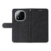 For Xiaomi Redmi Note 14 Pro+ 5G/Note 14 Pro 5G/Poco X7 5G Case Stand Wallet Leather Phone Cover Curved Line Wrist Strap