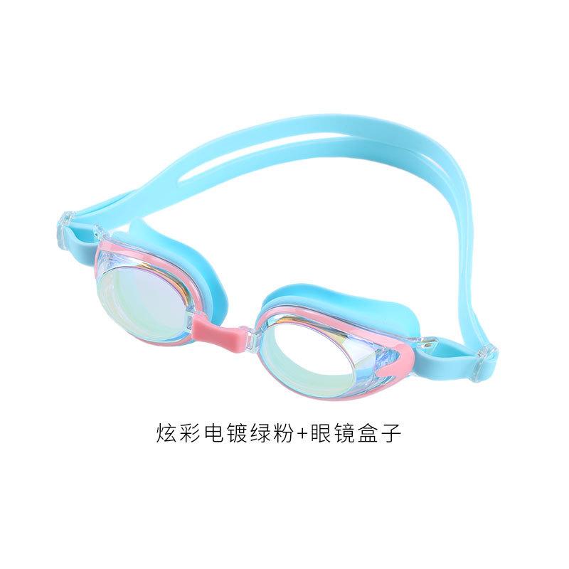 Colorful electroplated fashion swimming goggles for men, hot-selling waterproof, anti-fog, high-definition professional swimming goggles