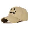 Smile Embroidered Polyester Cap Sun Shade Men Women Outdoor Sports Wear Daily