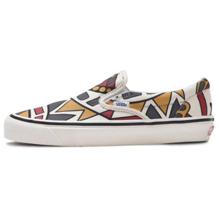 

Слипоны Vans OG Hey Mon! Кроссовки унисекс разноцветные белые VN0A3JEXU7Z