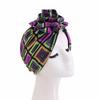 Women Turban Hats Bohemia Printing Knot Muslim Headwraps Sunscreen Beanie Cap Pre-Tied Bonnet Elastic Bandanas Chemo Covers Cap