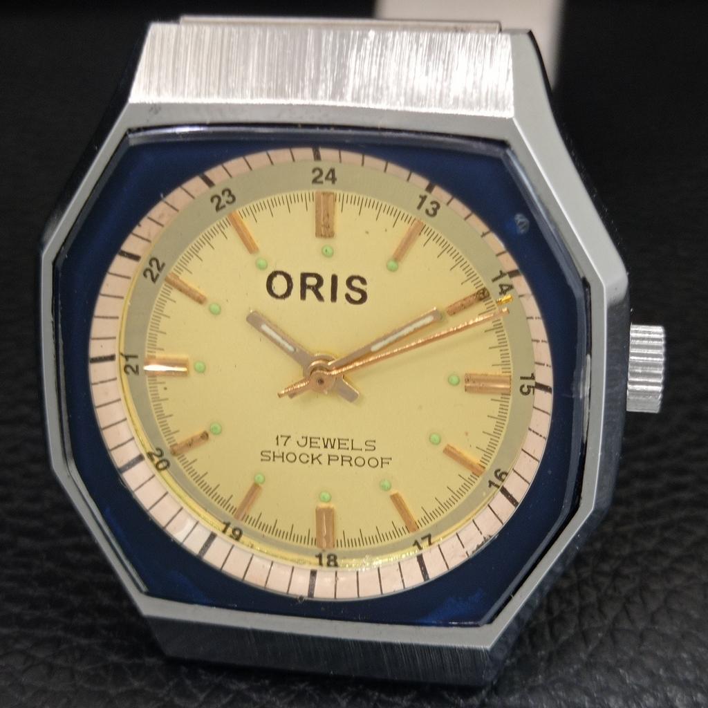 OROLOGIO DA UOMO SVIZZERO VINTAGE A CARICA MANUALE RISTRUTTURATO a709612-1