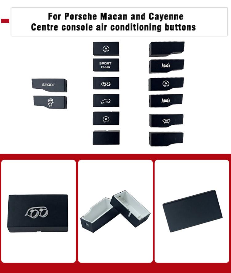 Multi Function Air Conditioning AC Button Keys for Porsche Cayenne 958 Macan 95B Car Interior Central Control Function Buttons