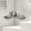 Adhesive Shower Shelf Corner Adhesive Storage Rack Bathroom Shower Organizer Storage For Indoor Kitchen Living Room Countertop