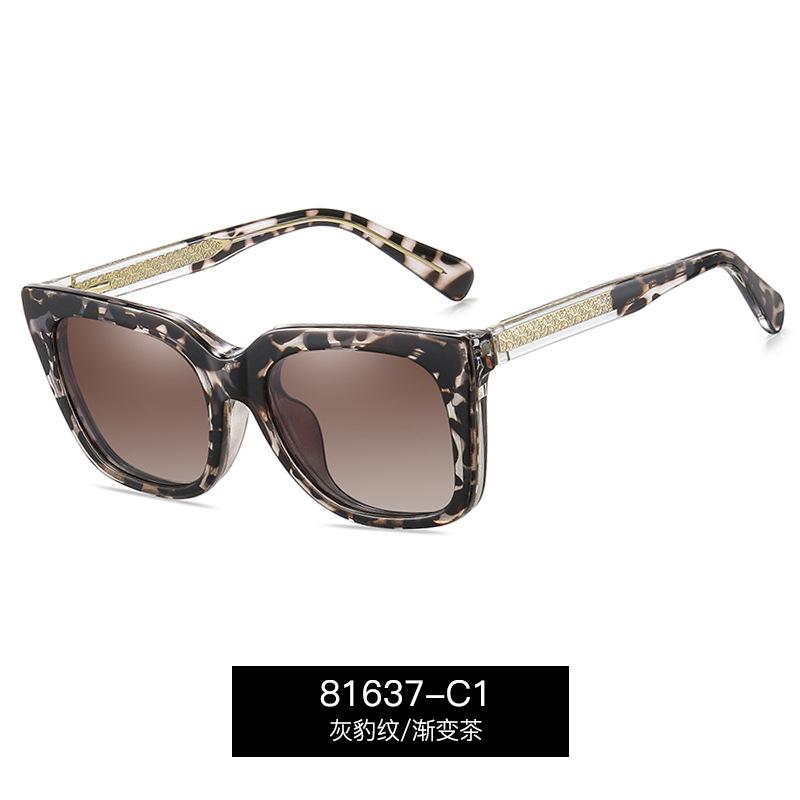 

Luxury Myopia Glasses Blue Light Filter Sunglasses Square Leopard Prescription Glasses With Magnetic Sun Clip Ons -1.5 Original lens 0