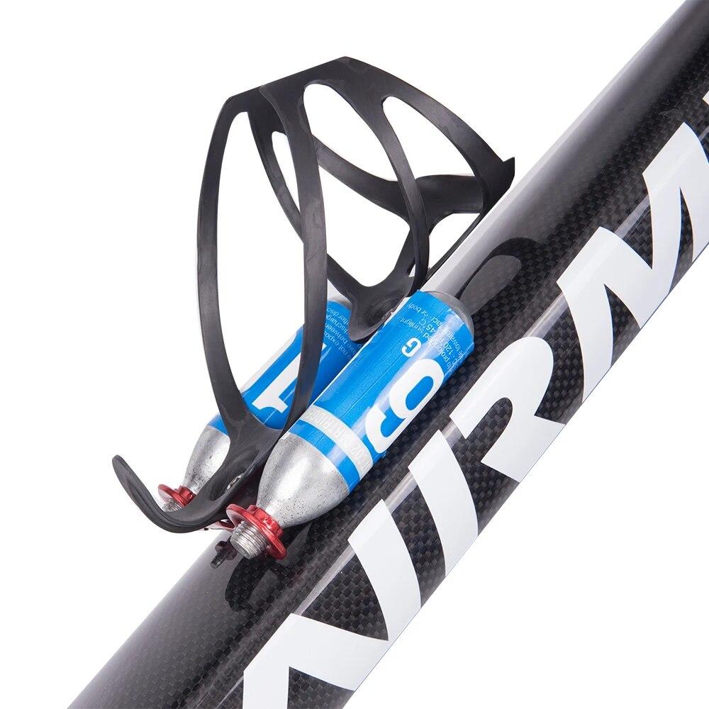 ZTTO CO2 Cartridge Holder Bottle Cage Mount Bracket Hold 2 X Control Blast Air Cartridges for Road Bike Water Bicycle Part 6