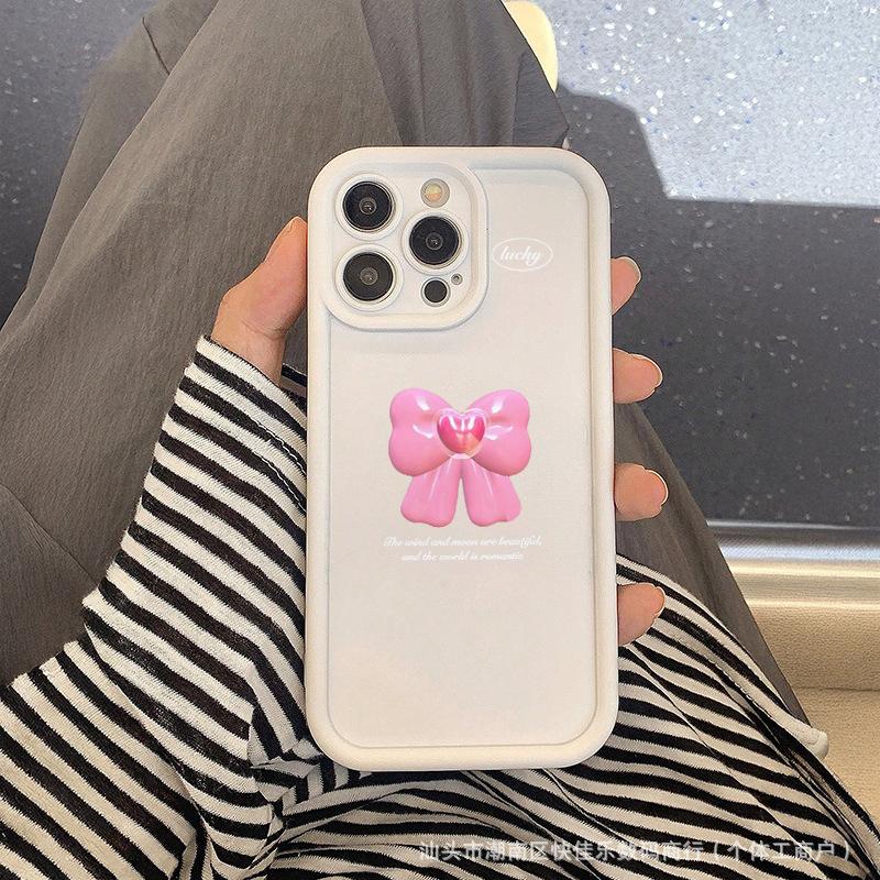 Premium bow for iPhone7/8 Apple 11/12/13/14/15/16 ProMax ladder phone case