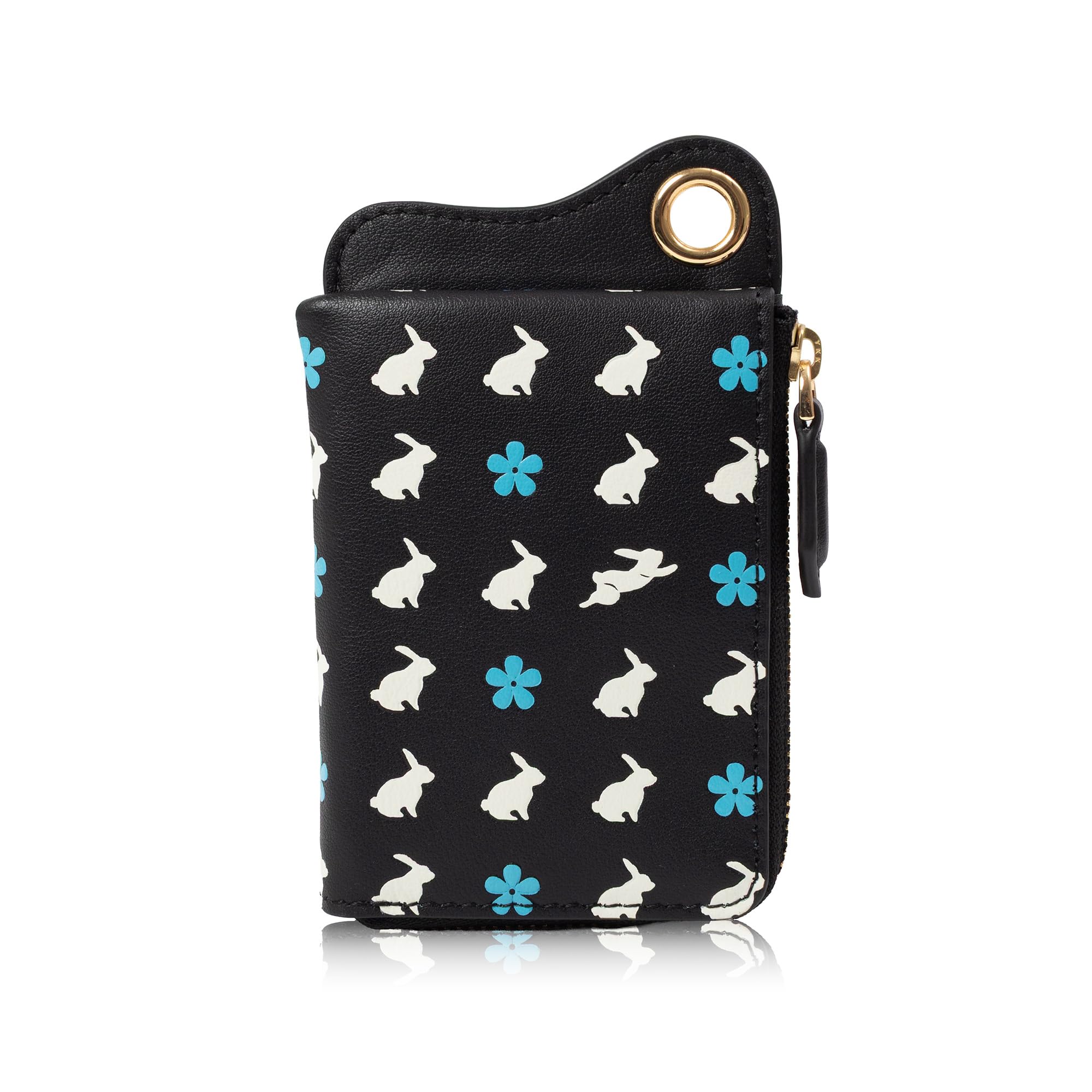 Essence of Poison Женская серия OSANPO Кожаная обложка для проездного билета с функцией кошелька, KPO-3311 (черный)