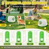 Lanceur de balles automatique pour chiens, Machine interactive de lancer de balle avec 3 niveaux de distance(20-46 pieds) & 5 Balles, Lanceur de Balle pour Chien pour Jouer à l'Intérieur et à l'Extérieur