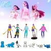 7-12pcs Anime Kpop Demon Hunters Action Figure Toys Derpys Tiger Ranimeumi Mira Zoey Sussy Figurine Doll For Fans Christmas Gift