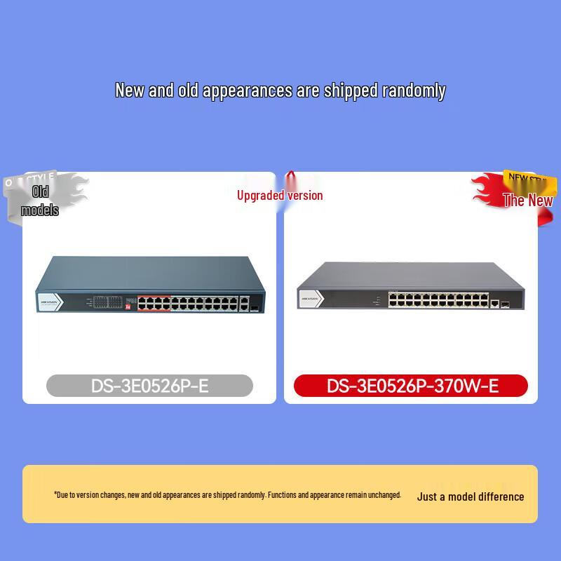 Hikvision 24-Port Gigabit PoE Switch CN Plug (adapter Included)