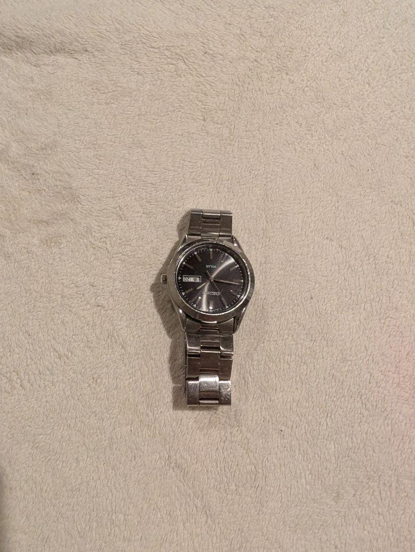 

[USED] Discounted SEIKO Men s Stainless Steel Solar Watch with Black Dial