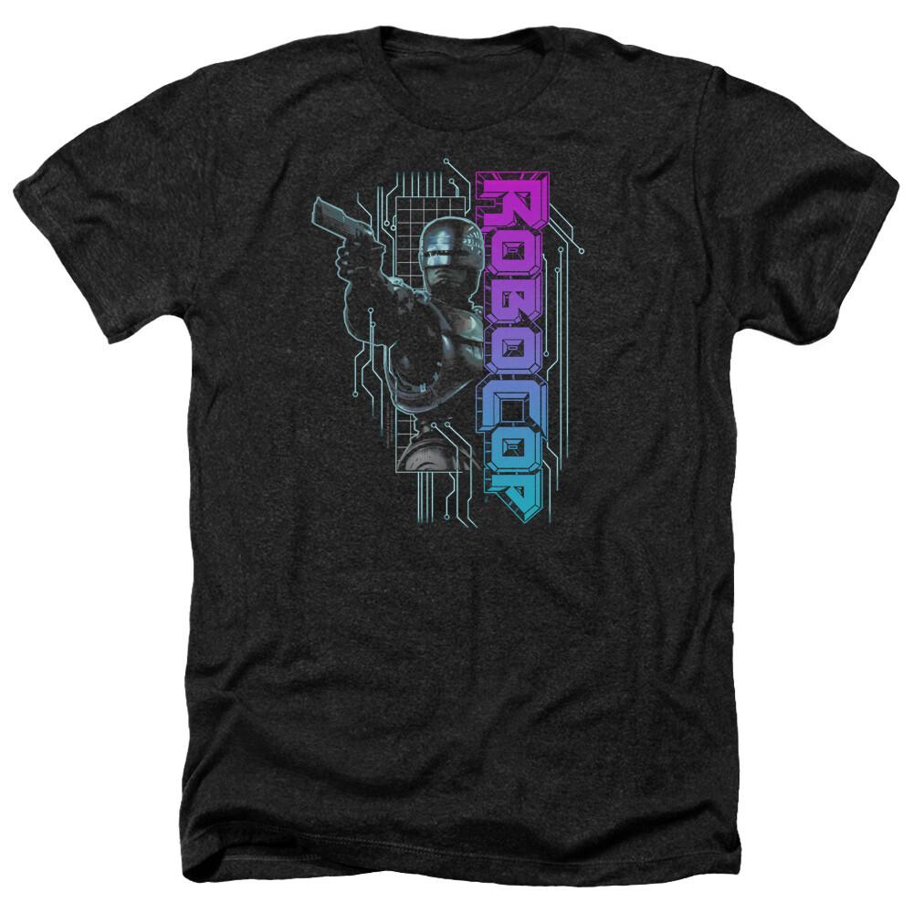 

ROBOCOP ROBO NEON Licensed Adult Men039;s Heather Tee Shirt SM-3XL Unisex T-Shirt XXXXL