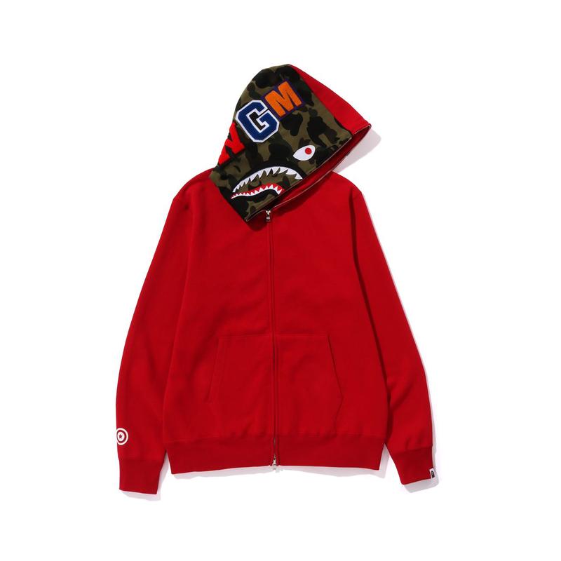 Bape Ape ar rāvējslēdzēju sporta krekls