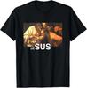 NEW LIMITED Sus Jesus Meme Funny Trendy Sarcastic Joke Ironic Graphic T-Shirt