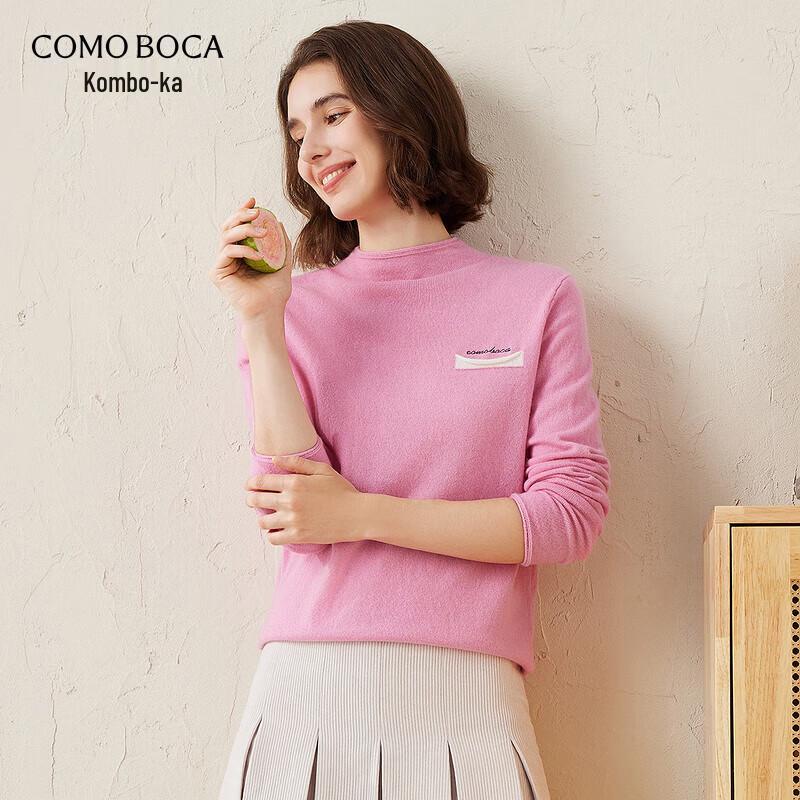 

Женский кашемировый свитер с воротником-стойкой CommomBoka L