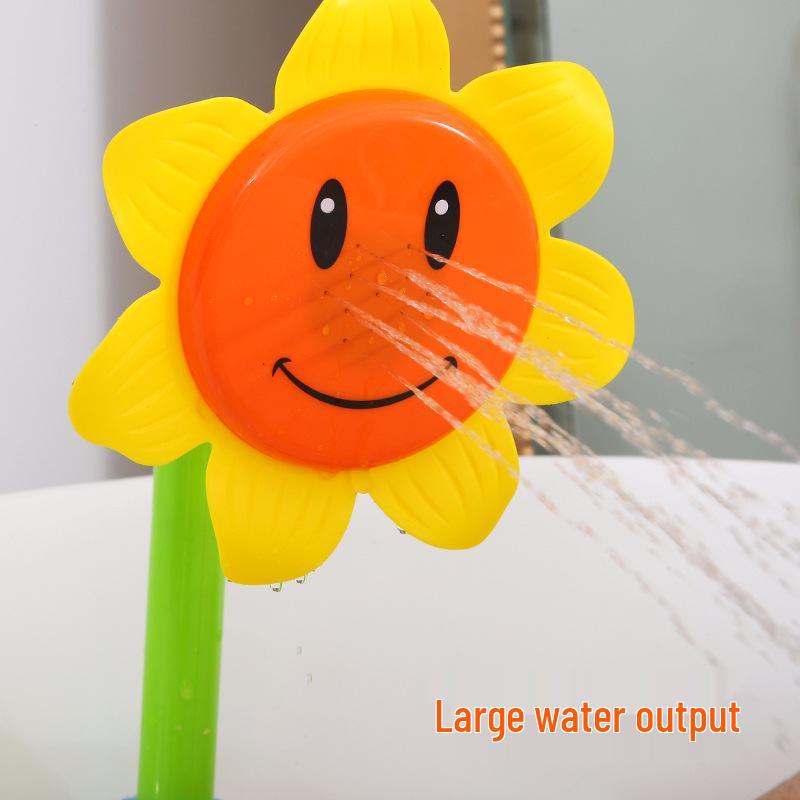 Electric Sunflower Shower Bath Toy for Infants & Toddlers